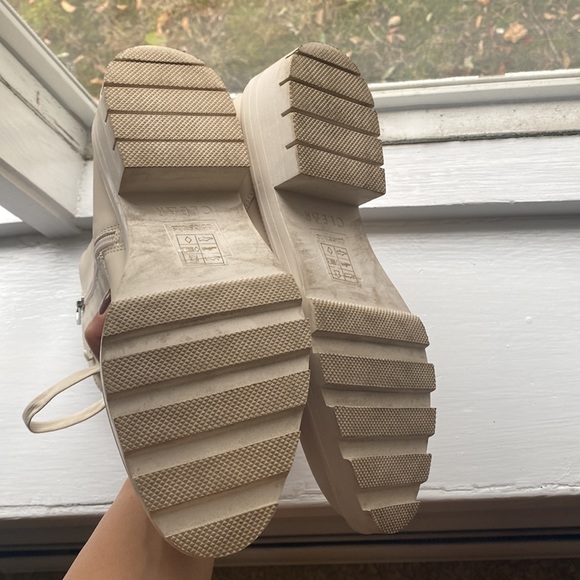 Dolce Vita Ivory Lottie Combat Boots - Picture 15 of 17